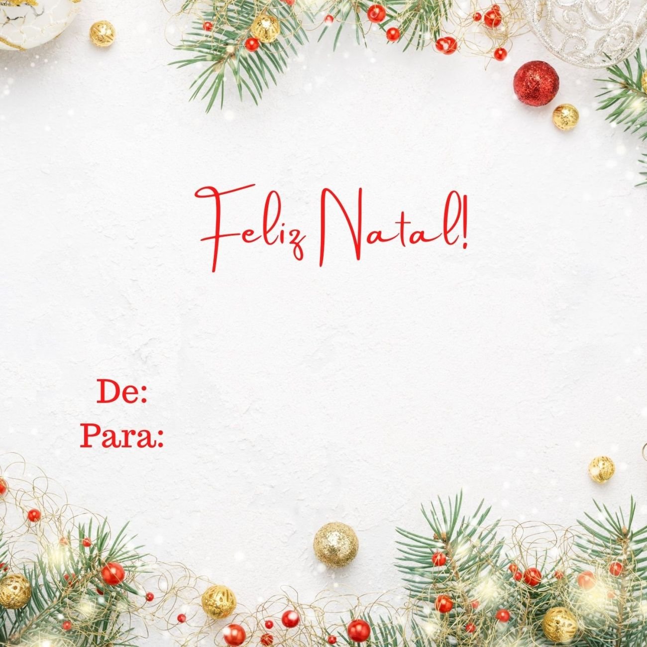 Cartão de Natal