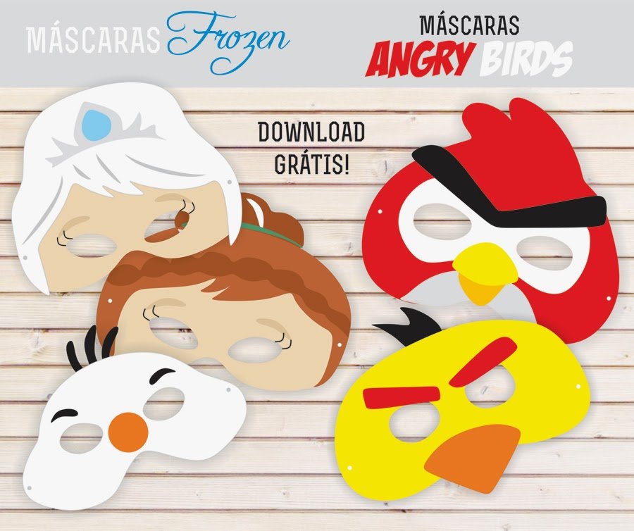 Máscaras para o Carnaval!! 