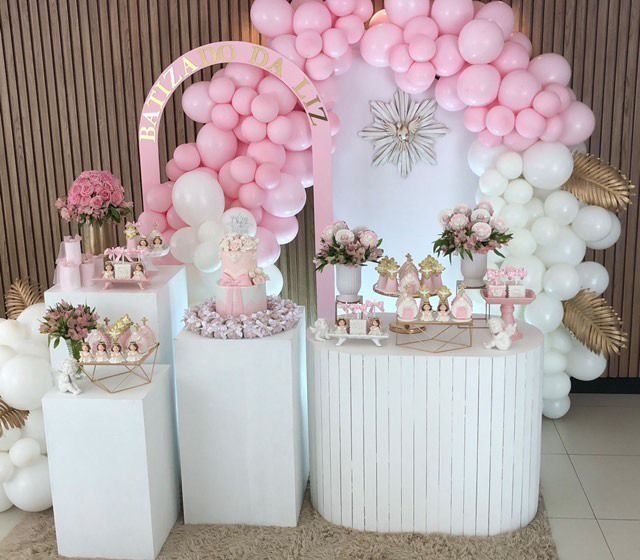 Decoração Batizado de Menina