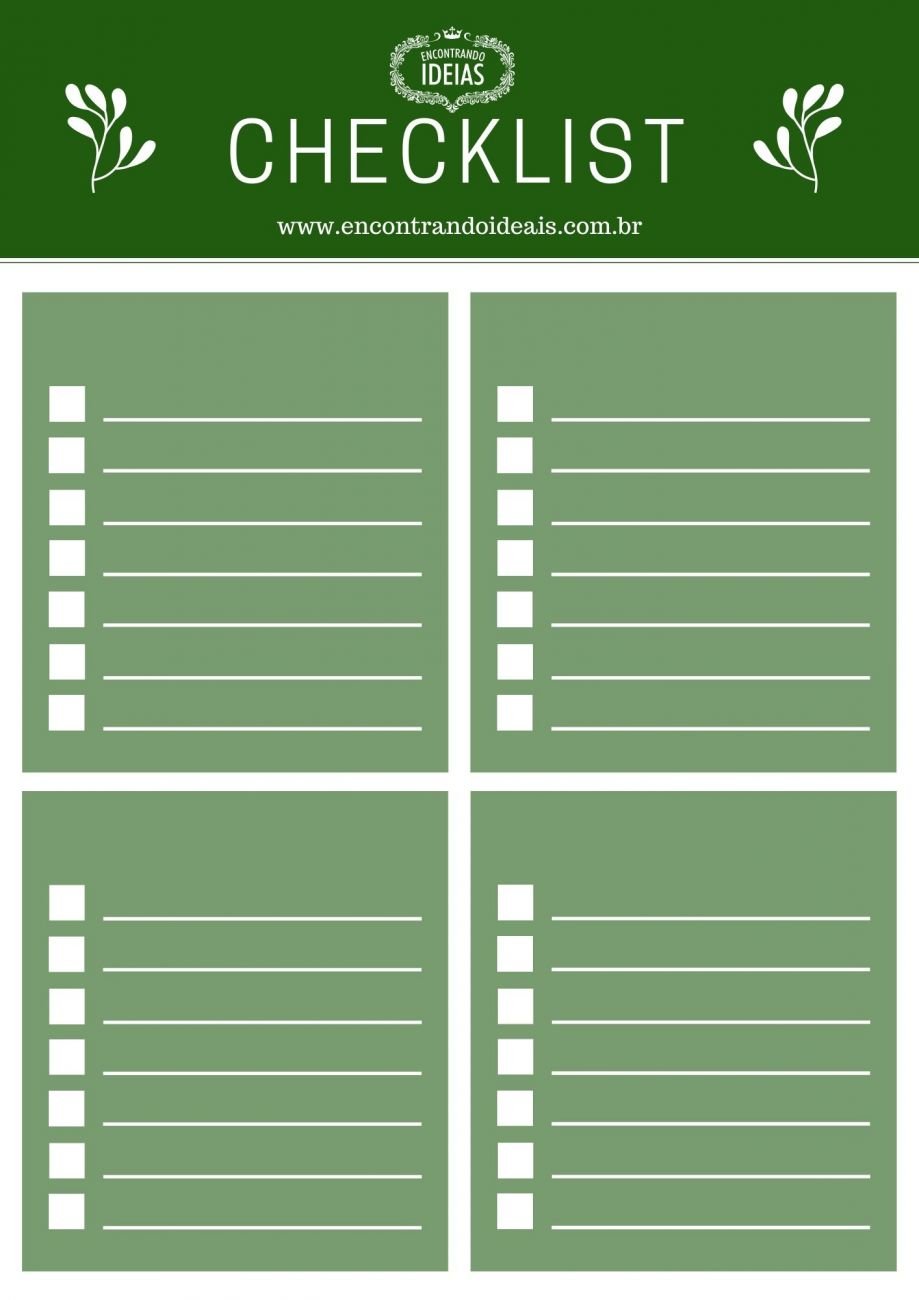 Checklist 