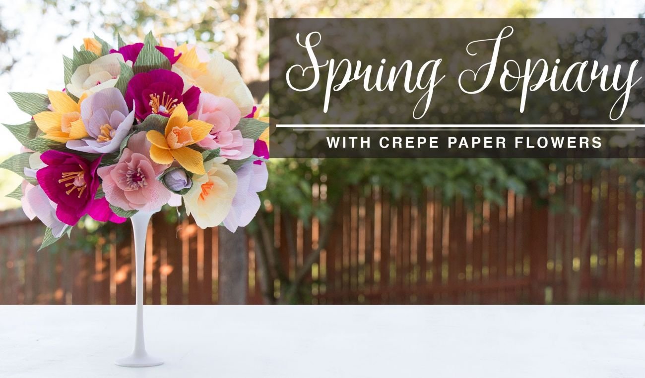 Como Fazer Flores de Papel Crepom