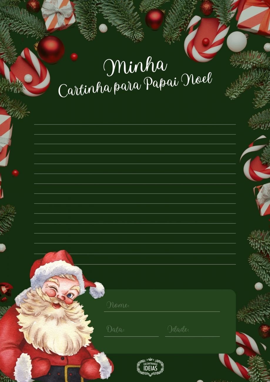 Cartinha para Papai Noel