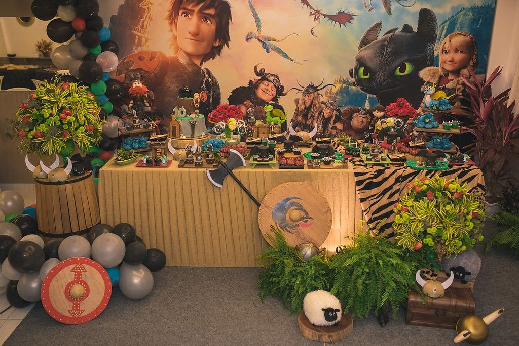 Festa Como Treinar seu Dragão