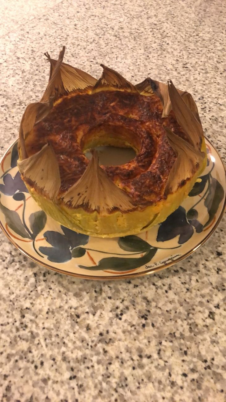Bolo de Milho na Palha