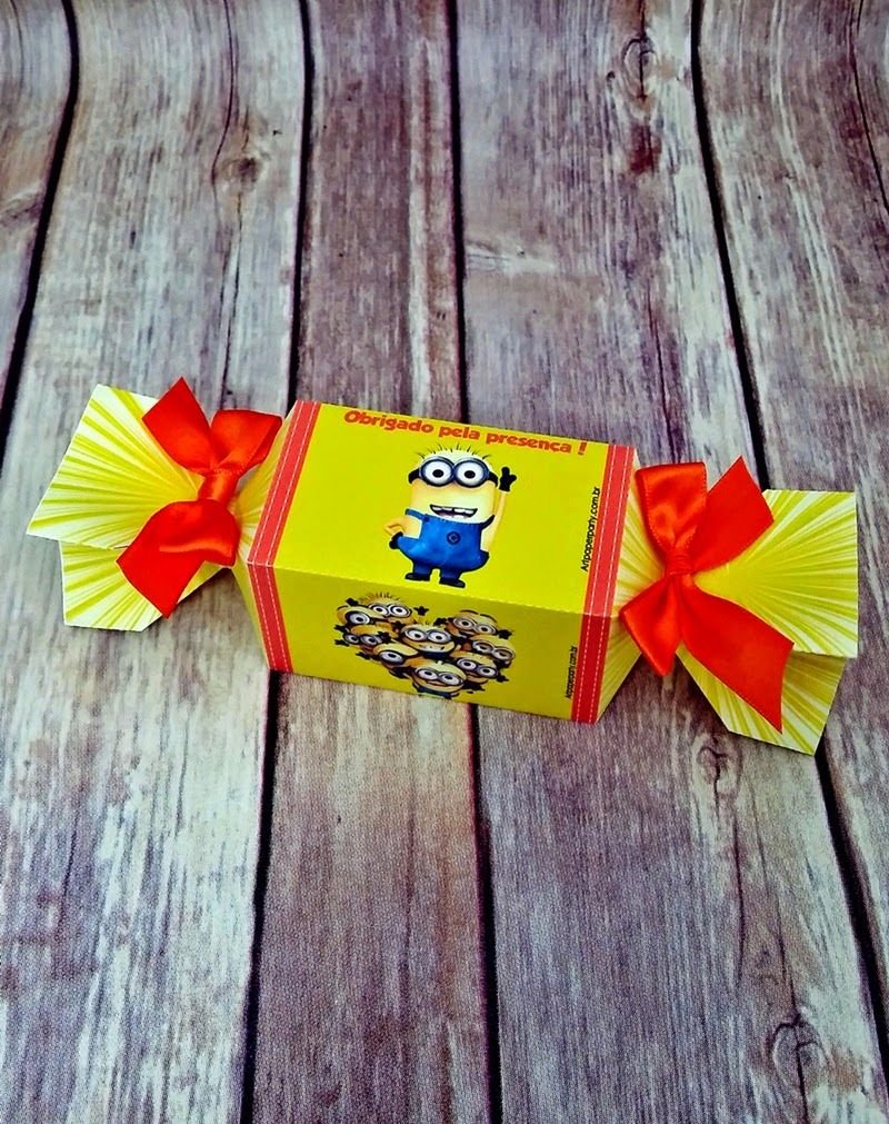 Caixinha de Bala Minions!! 